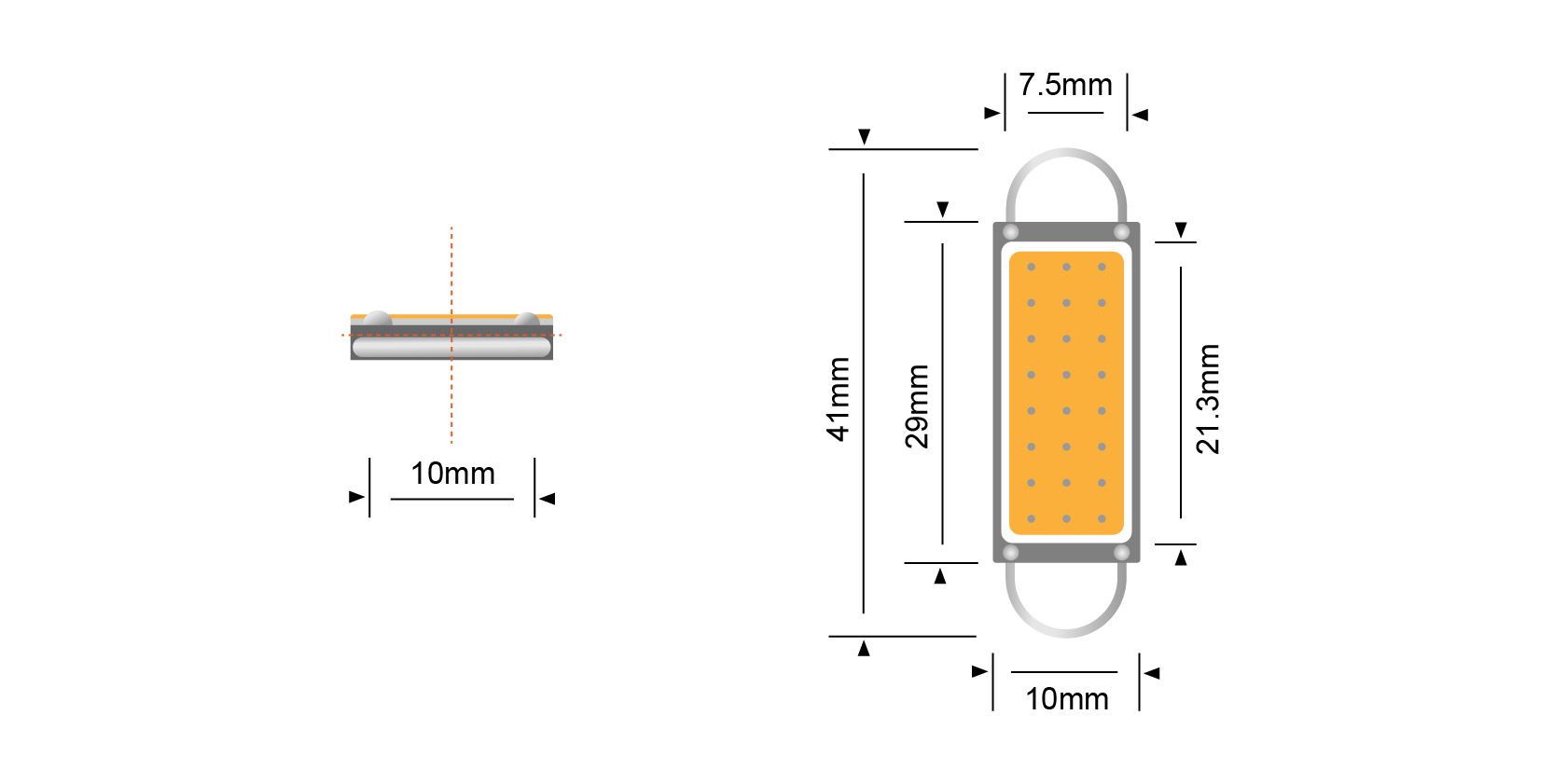 STEDI 561/562 Capless Festoon LED BULB